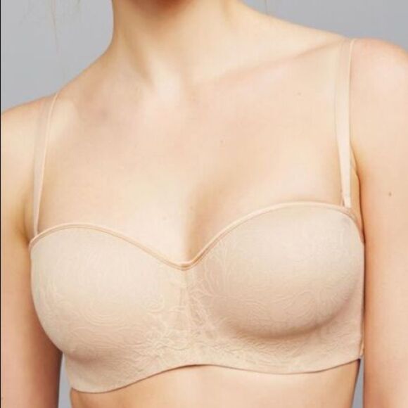 Natori Bra Strapless Nude Beige Convertable - Picture 3 of 8